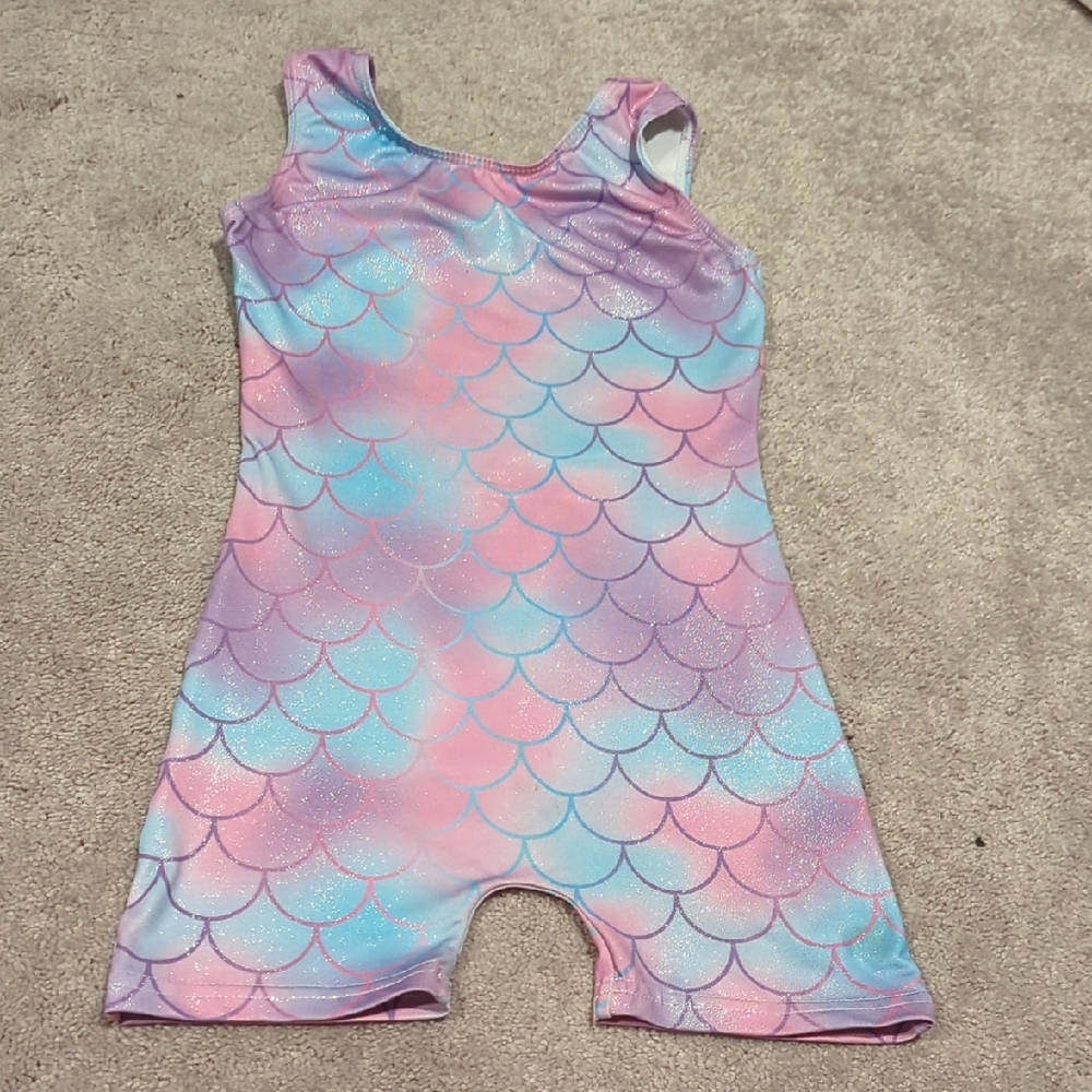 Pastel Mermaid Scale Romper